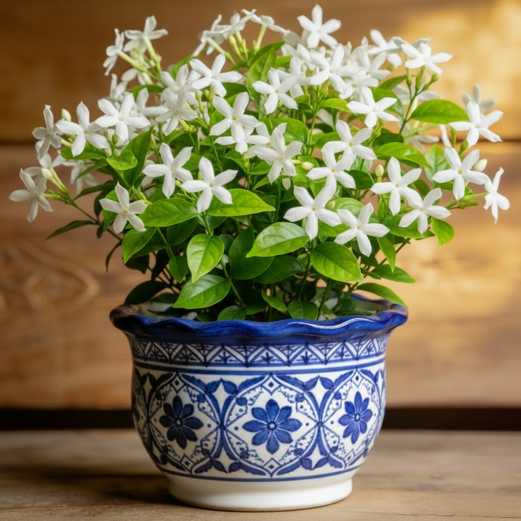 Jasmine Plant (Jasminum sambac)