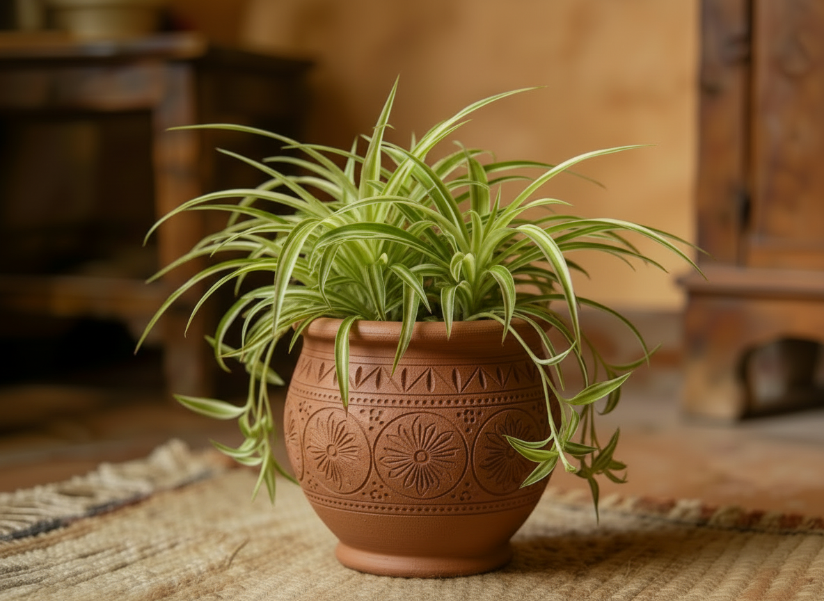 Spider Plant (Chlorophytum comosum)